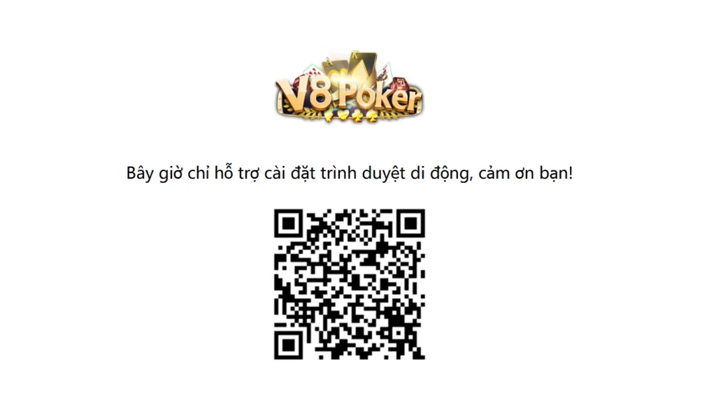 Trang chủ 27 Tải app V8poker bằng mã QR